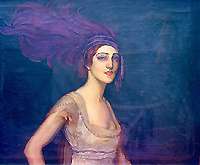 Ida Rubinstein ritratta da La Gandara