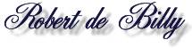 Robert de Billy