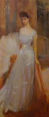 La contessa Greffulhe ritratta da Helleu