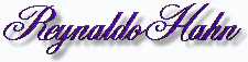 Reynaldo Hahn