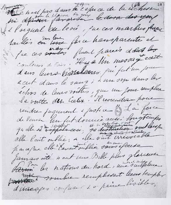 Jeanne Weil manoscritto traduzione Ruskin