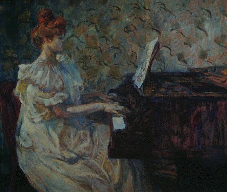 Lautrec-Misia Sert al piano