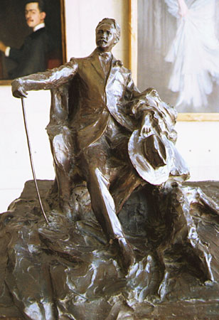 Montesquiou in una scultura di Troubetzkoy