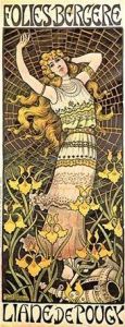 In un'affiche di Alphonse Mucha In un'affiche di Alphonse Mucha