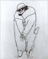 Proust in un disegno di Cocteau