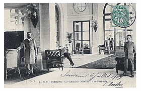 La hall del Grand Hotel di Cabourg, foto