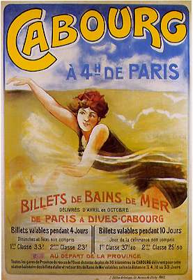 Cabourg, affiche  primi 1900