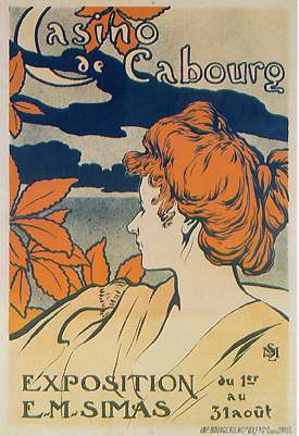 Cabourg, affiche  primi 1900
