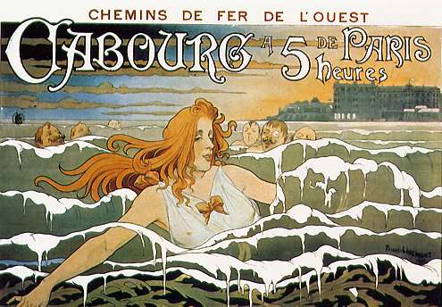 Cabourg, affiche  primi 1900