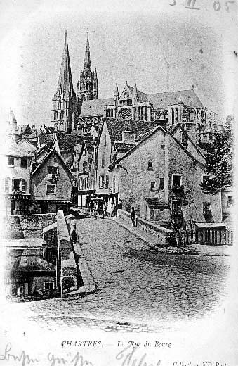 Cattedrale di Chartres-Foto d'epoca