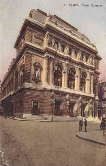 L'Op&eacute;ra Comique ieri