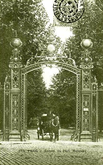 Parc Monceau - cartolina