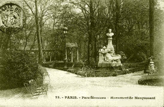 Parc Monceau - monumento a Maupassant