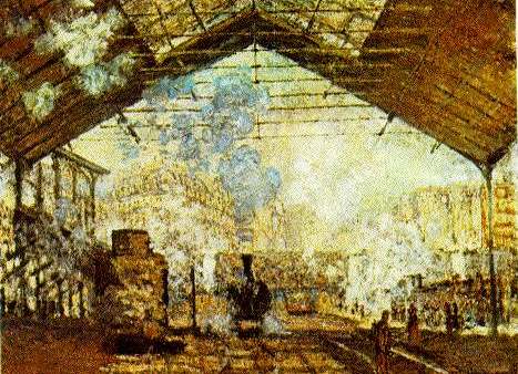 Monet Gare  Saint Lazare