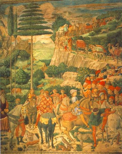 Gozzoli, parte degli affreschi