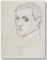 Autoritratto di Picasso  nel 1917