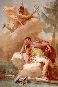 Tiepolo.Mercurio appare ad Enea