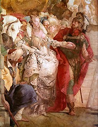 Tiepolo, Incontro tra Antonio e Cleopatra