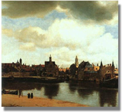 Vermeer - Veduta di Delft