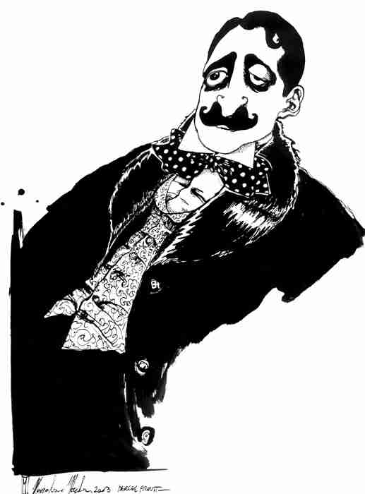 Proust  visto da Massimiliano Mocchia di Coggiola