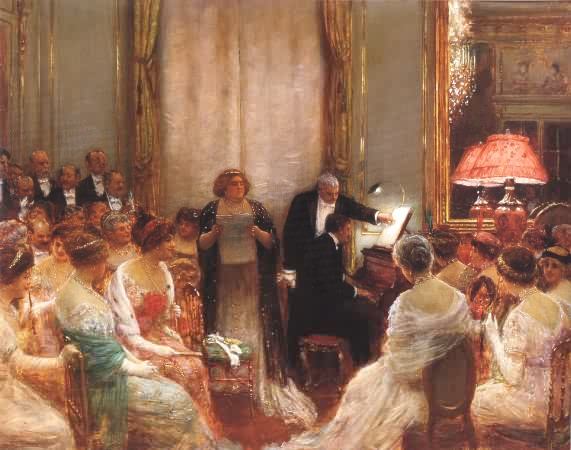 Jean Béraud -Concert provée